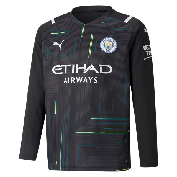 Thailandia Maglia Manchester City Portiere ML 21/22 Nero